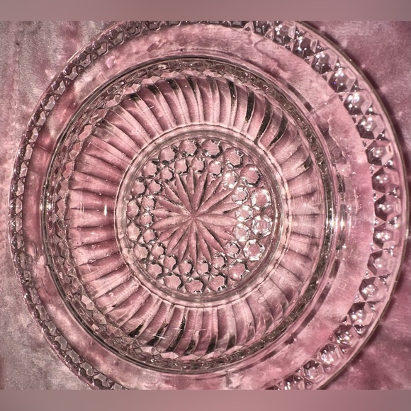 Vintage Hofbauer Byrdes Collection "The Ruby" footed candy dish with a lid - Picture 4 of 5